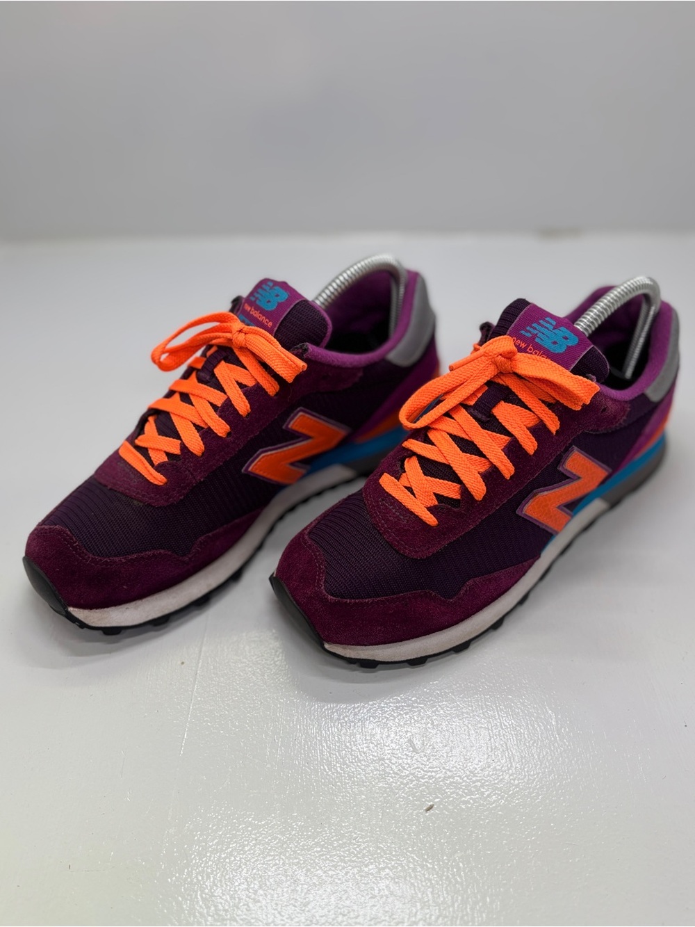 New Balance 515 Purple Orange Sneakers Women's Size 8.5 Retro Casual Running Sho - Picture 7 of 14